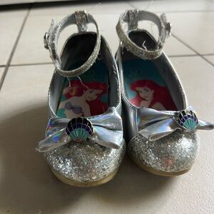 Disney Silver Glitter Kids Dress Shoes